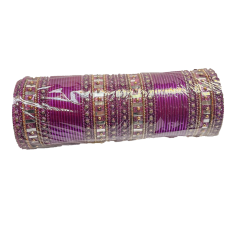 Purple and Gold Bangles