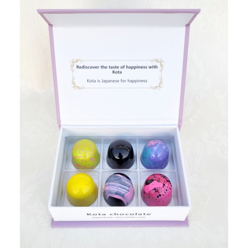 Luxury Chocolate Bonbon Gift Box 6 Pieces fresh Mix