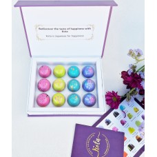Luxury Chocolate Bonbon Gift Box - 12 Pieces, 4 Flavours