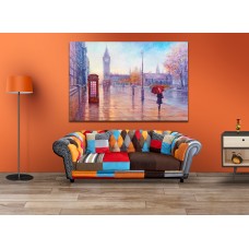 Westminster Tower Big Ben London Painting Printed Canvas