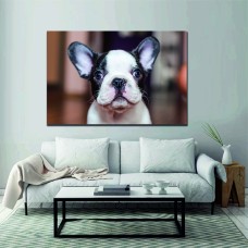 French Bulldog Puppy Printed Canvas