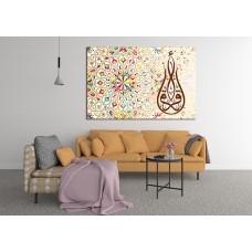 Colourful Islamic Pattern with 