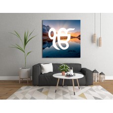 Ek On Kar Sunset Hill Sikh Printed Canvas