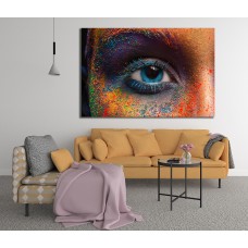 Colourful Eye Photo Printed Canvas