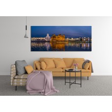 Golden Temple india Panoramic View Printed Canvas