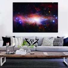 Incredibly beautiful galaxy in outer space Printed Canvas