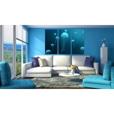 A Smack Of Jellyfish Printed Canvas