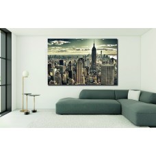 New York City Skyline Printed Canvas