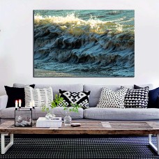 Pacific Waves in Costa Rica Printed Canvas