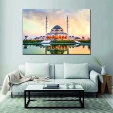 Mosque Bluegunbad Printed Canvas