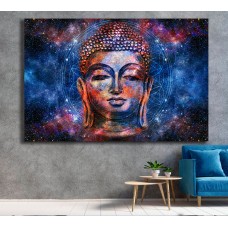 Lord Buddha Digital Art 1236 Printed Canvas