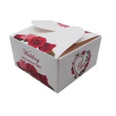 Red Rose - Personalised Butterfly Party Favour Box