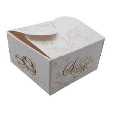 Light Gold - Personalised Butterfly Party Favour Box