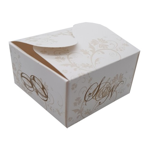 Light Gold - Personalised Butterfly Party Favour Box