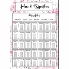 Cherry Blossom - A1 Table Plan