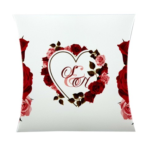 Red Rose - Personalised Large Pillow Favour Box