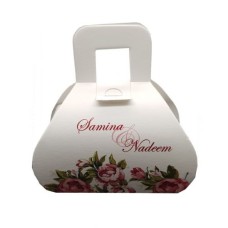 Rose Leaf - Personalised Handbag Party Favour Box