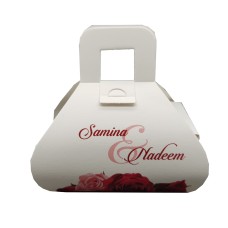 Red Rose - Personalised Handbag Party Favour Box