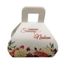 Light Floral - Personalised Handbag Party Favour Box