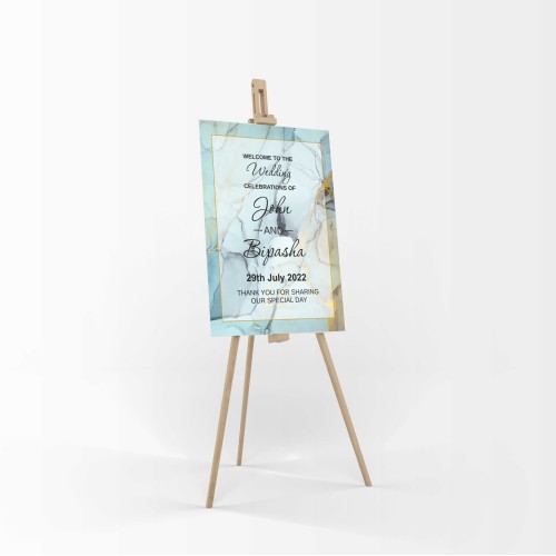 Blue Marble - A1 Mounted Welcome Poster