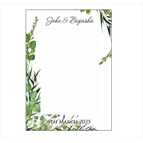 Green Leaf - A1 Personalised Selfie Board