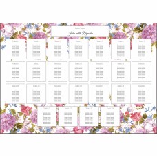 Purple Floral - A1 Table Plan