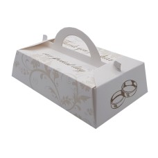 Light Gold - Personalised Rectangle Party Favour Box