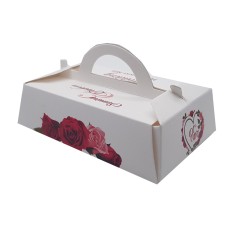 Red Rose - Personalised Rectangle Party Favour Box