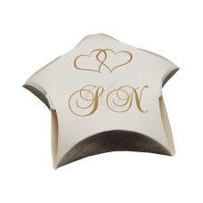 Gold Rings - Personalised Star Party Favour Box