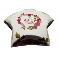 Red Rose - Personalised Star Party Favour Box