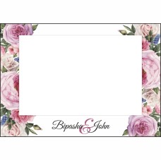 Landscape Blush Rose - A1 Personalised Selfie Board