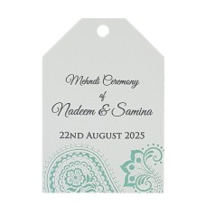 Paisley - Personalised Favour Luggage Tags