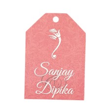 Red Ganesh - Personalised Favour Luggage Tags