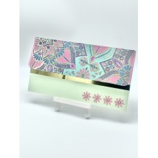Money Envelope for Gifting, Green and Pink, Birthday Money Envelope, Money Wallet, Cash Envelope, Wedding Envelope, Wedding Gift, Diwali
