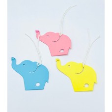 Elephant Gift Tags, Set of 6, New Born Gift Tags, Baby Tags, Baby Shower Gift Tags, Elephant Banner, Party Banner, Party Tags, Scrapbook
