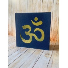 Om Greeting Card, Om Sign, Hindu Symbol, Spiritual and Religious Card, Meditation, Yoga Card, Diwali Cards, Hindu Cards, Desi Cards,
