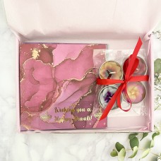 Beautiful Diwali Gift Box, Diwali Gift Set, Diwali Cards and Tealight Set