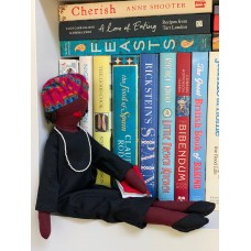 Hand made Maya Angelou Rag Doll (Bommais) zero waste fabric, female role model, feminist icons, Steiner, made by all female self help group