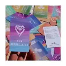 Set of 21 Self Affirmation Cards | Positive Affirmation Cards | Daily Affirmation Cards | Self Care Positive Affirmation Cards Women Gift |
