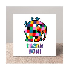 Thank you card | Elmer elephant thank you card | Thank you card for teacher | Thank You teacher cards UK | Teacher thank you cards | Elmer