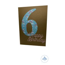6th Birthday Card 