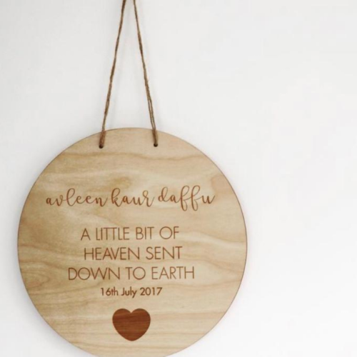 Baby Wall Plaque
