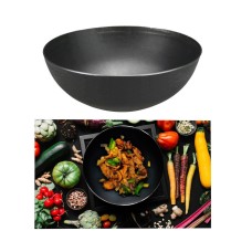 Iron Karahi Kadai Kadhai Iron Wok Balti Dish Curry Frying Pan Heavy Duty Tasala