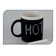 Chalkboard Memo Mug Blackboard Write On Coffee Drink Mug Tea Cup Ceramic Gift