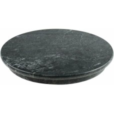 Green Marble Chapati Board Round Large Marble Rolling Roti Board 25cm Serving