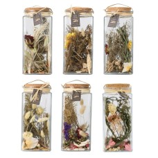 Dried Flower Pampas Grass Display Home Party D‚cor  In Glass Jar Bottle Cork Lid