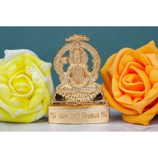 Badri Vishal Statue Murti Car Golden Metal Small Lord Vishnu Badrayana  Idol Hindu God Home Office Mandir Temple D‚cor  Diwali Gift Handmade
