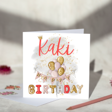 Kaki Birthday Card