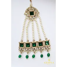 Girisha Maang Tikka, Earrings & Necklace Set