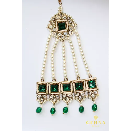 Girisha Maang Tikka, Earrings & Necklace Set